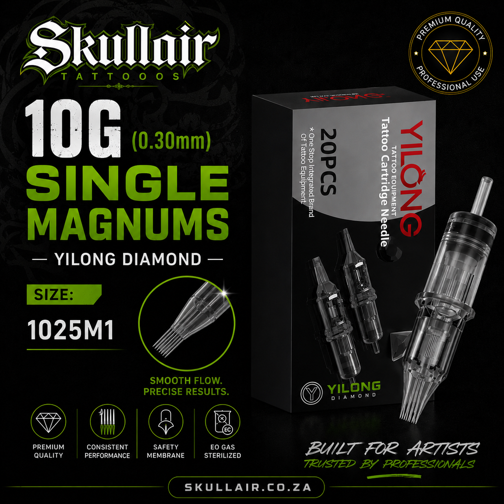 10G (0.30mm) Single Magnums — Yilong Diamond & Yellow Dragonfly