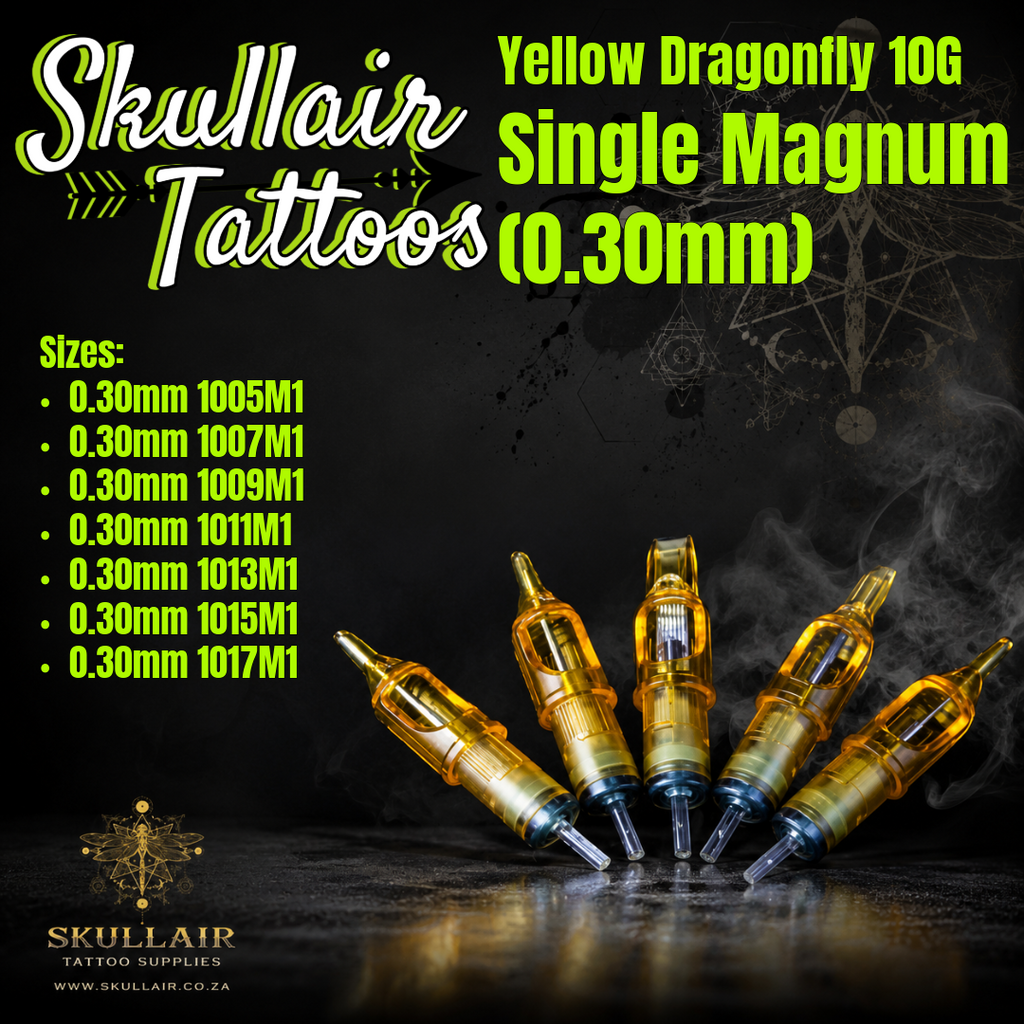 10G (0.30mm) Single Magnums — Yilong Diamond & Yellow Dragonfly