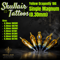 10G (0.30mm) Single Magnums — Yilong Diamond & Yellow Dragonfly