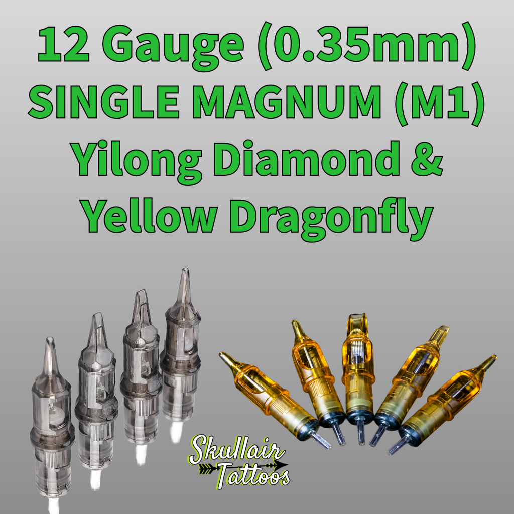 12G (0.35mm) Single Magnums — Yilong Diamond & Yellow Dragonfly