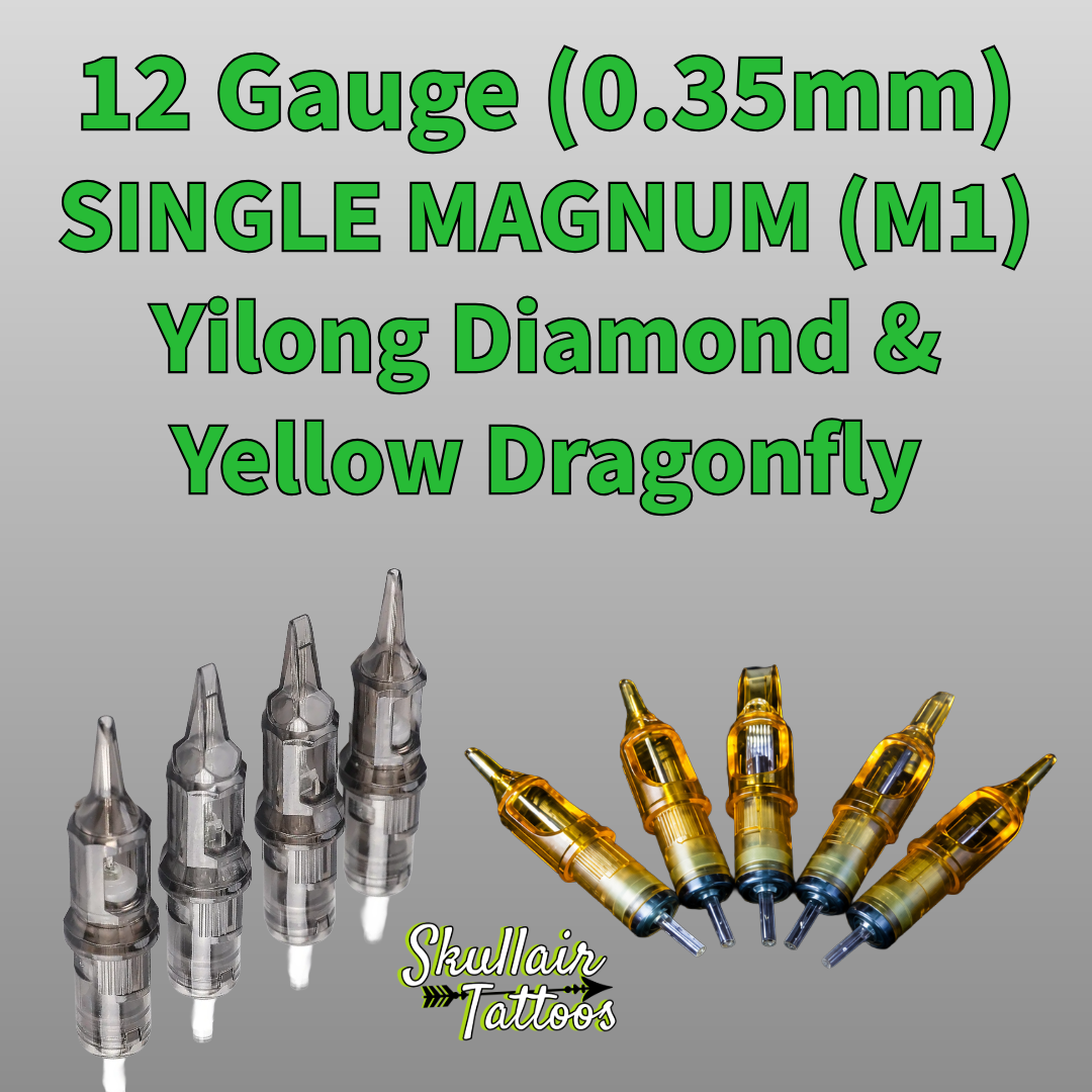 12G (0.35mm) Single Magnums — Yilong Diamond & Yellow Dragonfly