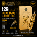 12G (0.35mm) Round Liners — Yilong Diamond & Yellow Dragonfly