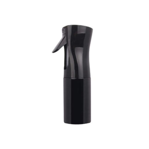 Black continuous mist spray bottle with trigger top