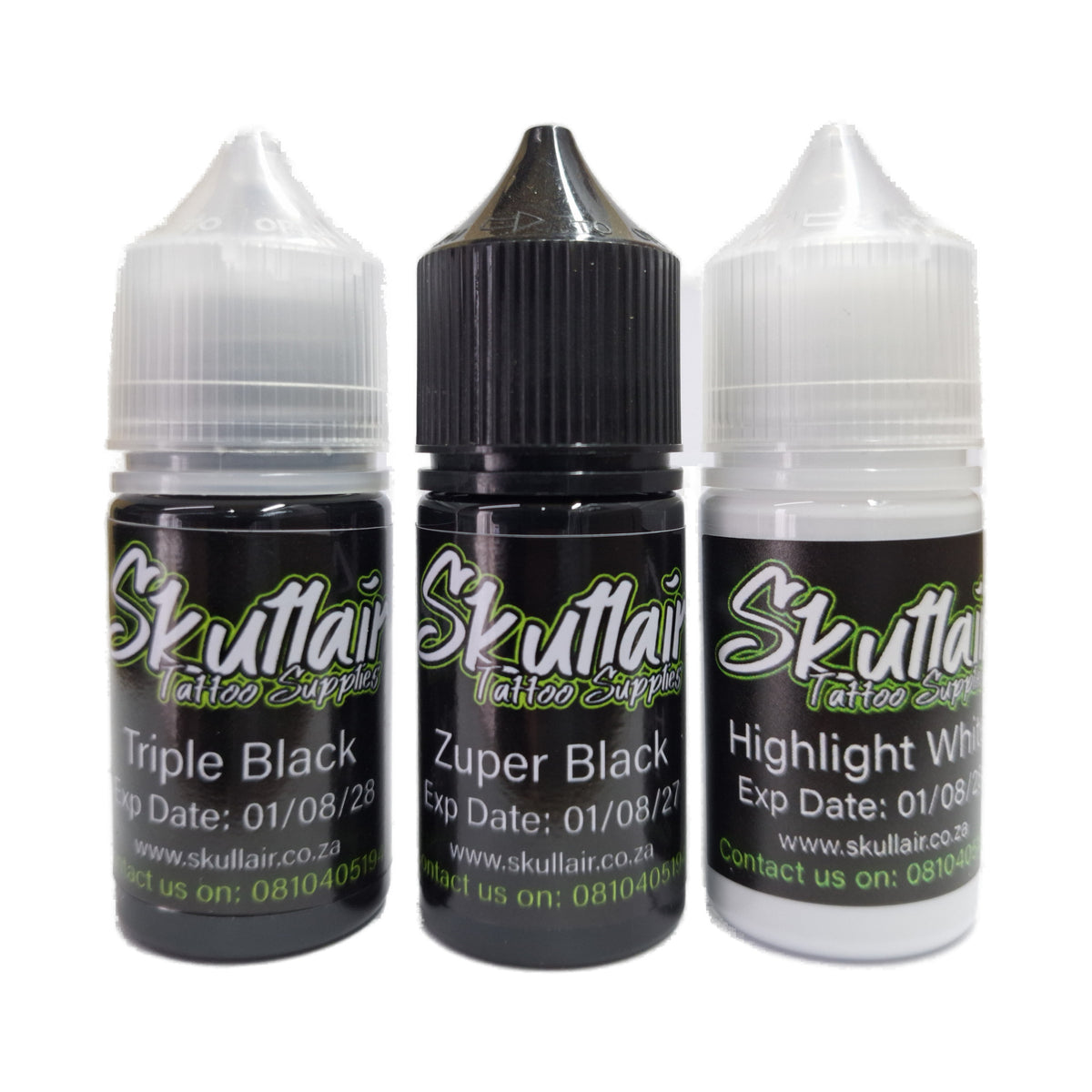 Triple Black Tattoo Ink – Skullair 30ml