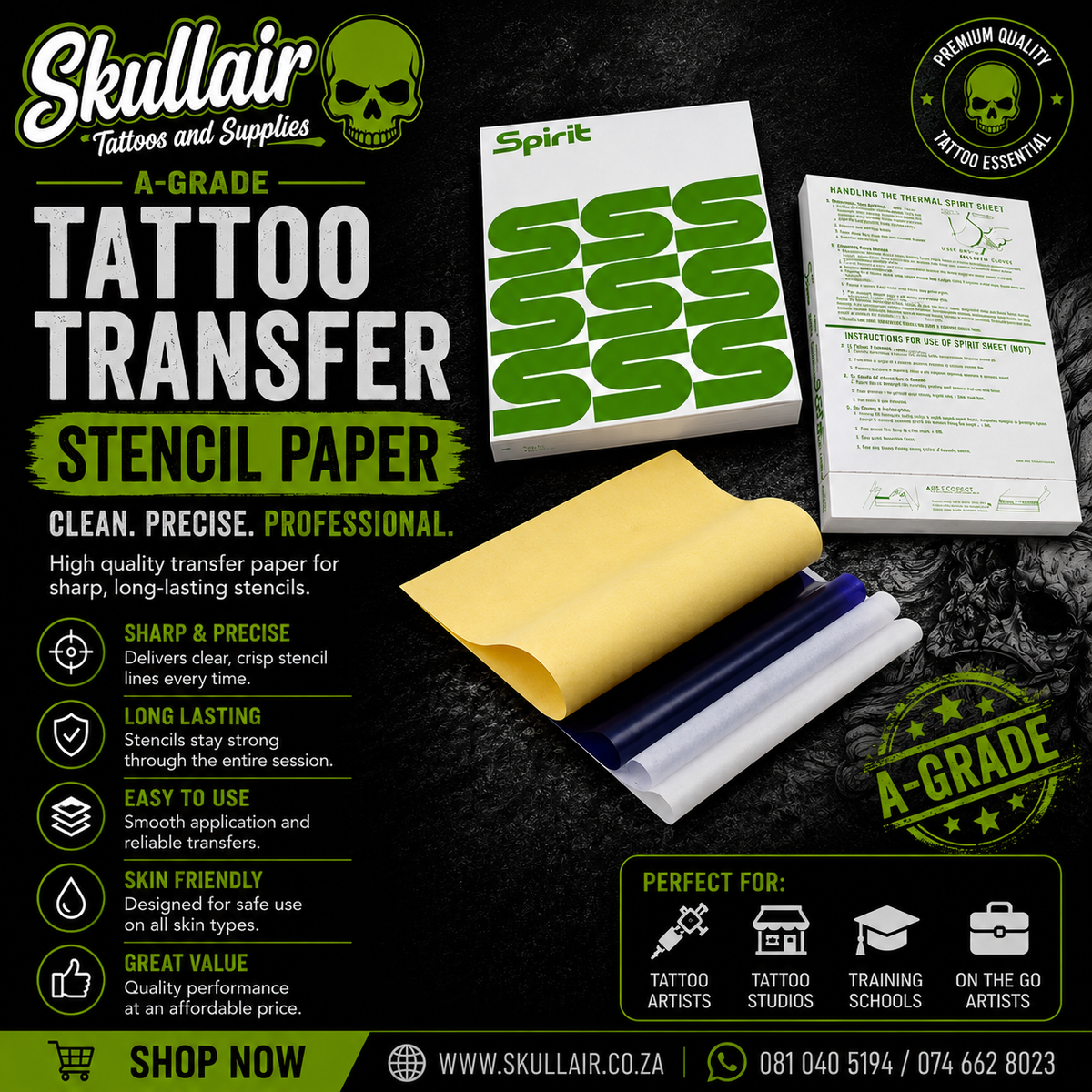 Tattoo Transfer Stencil Paper