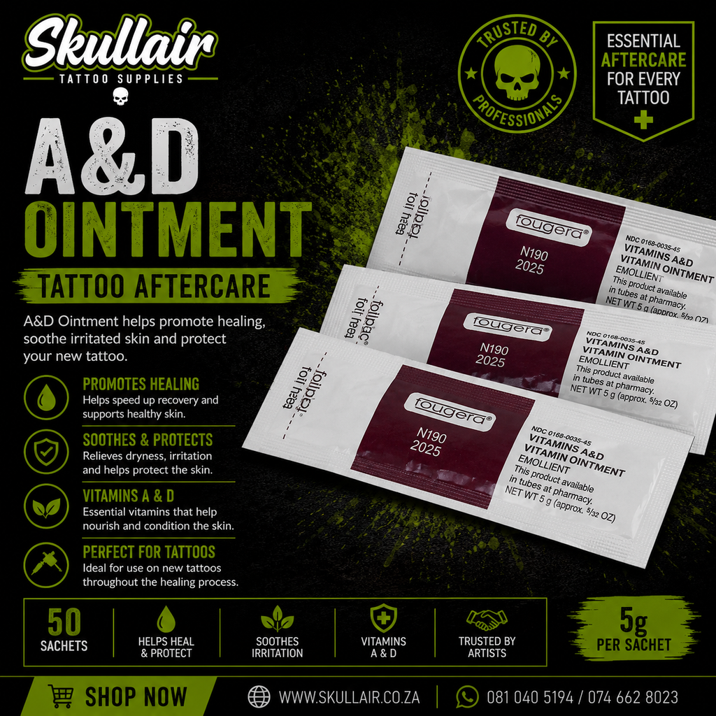 Fougera Vitamin A & Vitamin D  AD Ointment – Tattoo Aftercare