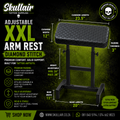 Adjustable XXL Arm Rest Diamond Stitch Premium 3 inch High Density Padding