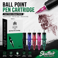 Ball Point Pen Cartridge -  Tattoo Practice 
