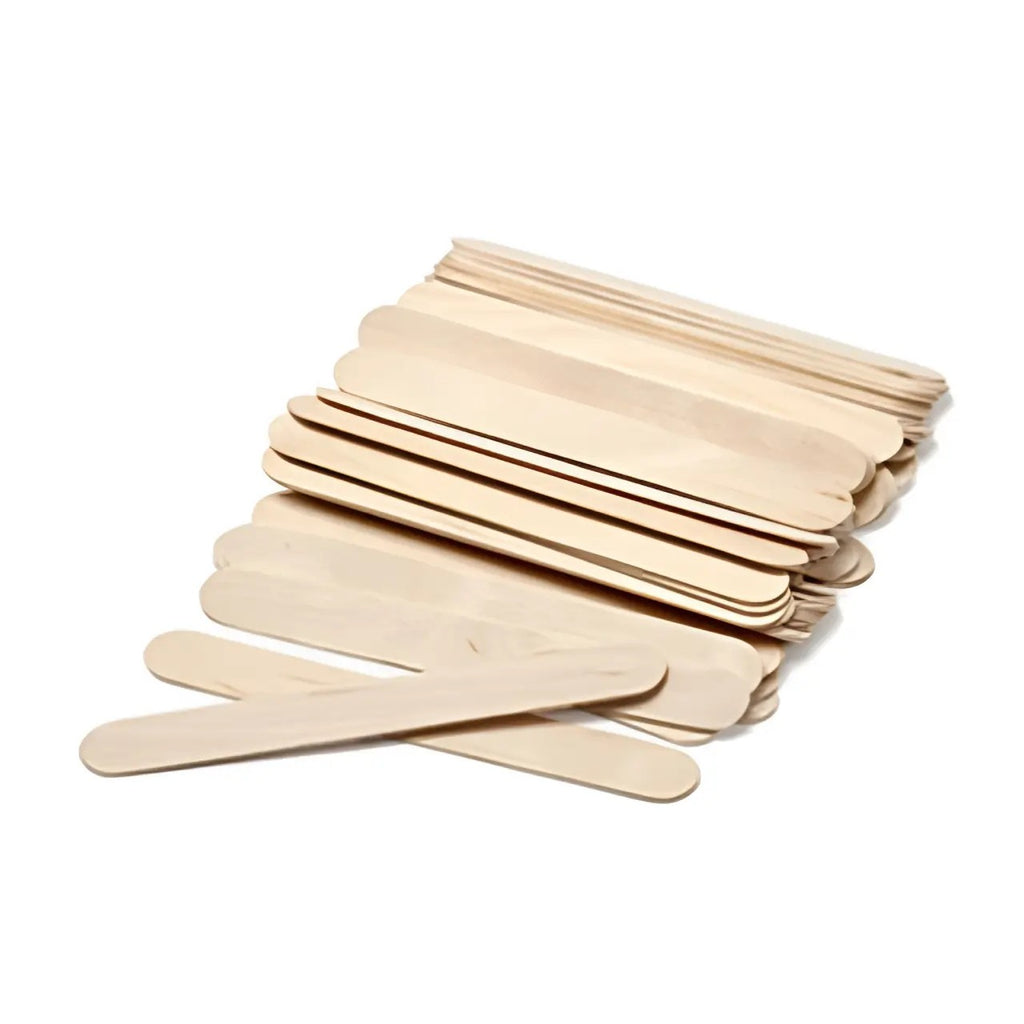 Birchwood Tongue Depressors – 50pc (Tattoo Ink & Cream Applicators)