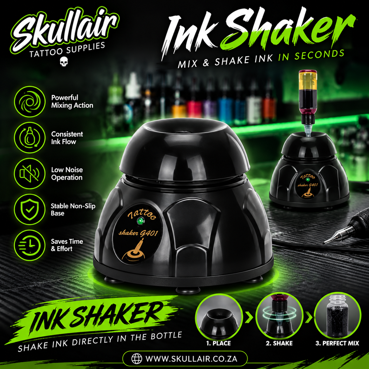High Speed Tattoo Ink Vortex Mixer/Shaker
