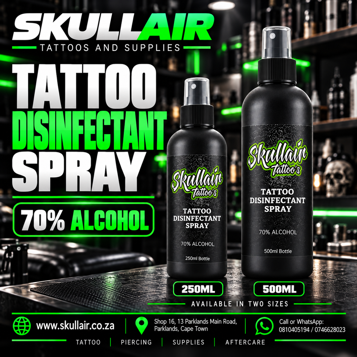 Surface Disinfectant Spray – 70% Alcohol