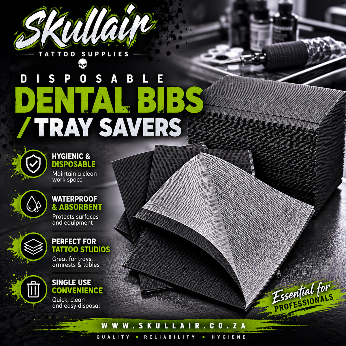 Disposable Dental Bibs / Tray Savers