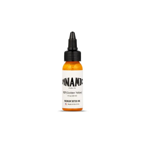 Dynamic Golden Yellow Tattoo Ink – 30ml (1oz)