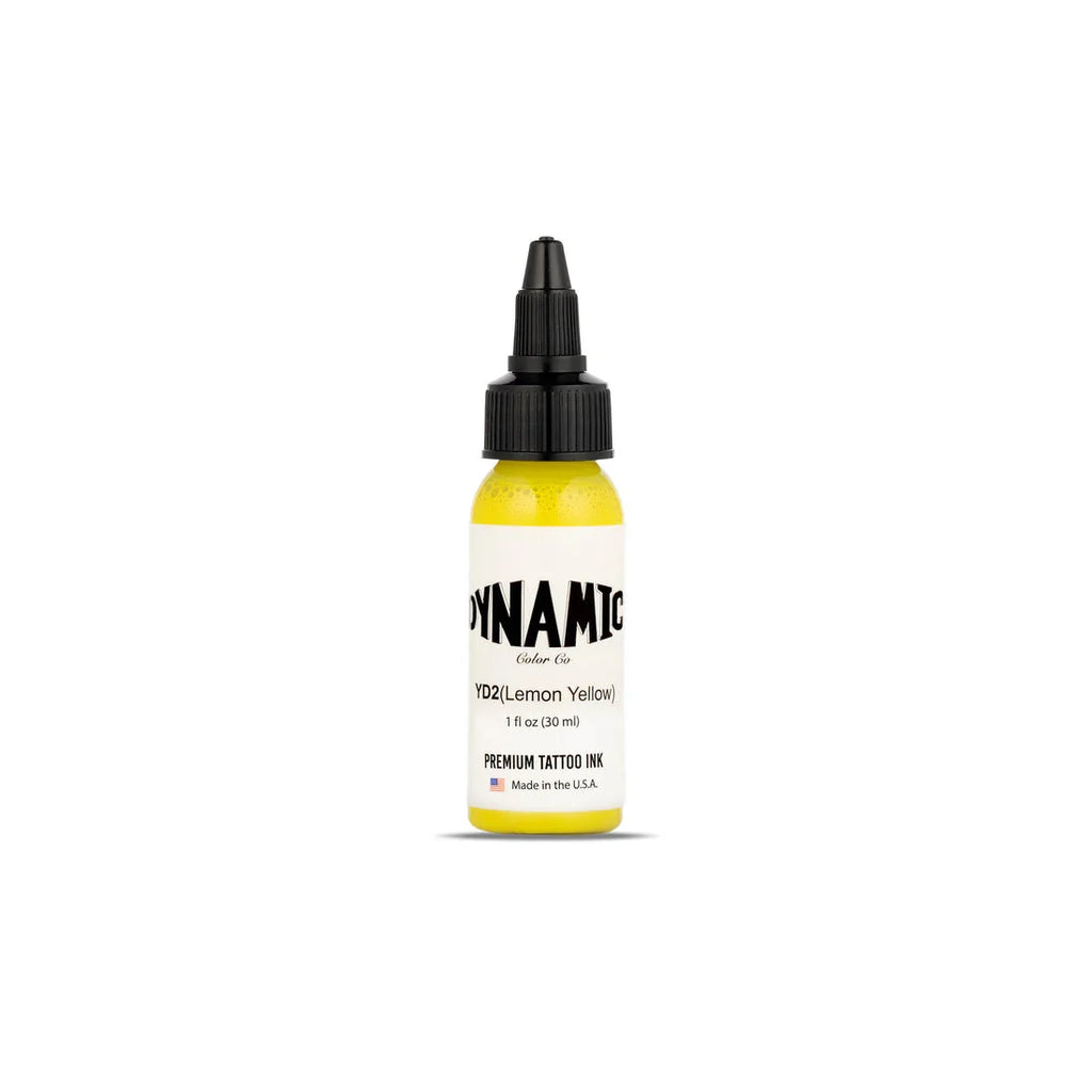 Dynamic Lemon Yellow Tattoo Ink – 30ml (1oz)