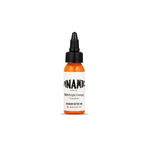Dynamic Bright Orange Tattoo Ink – 30ml (1oz)