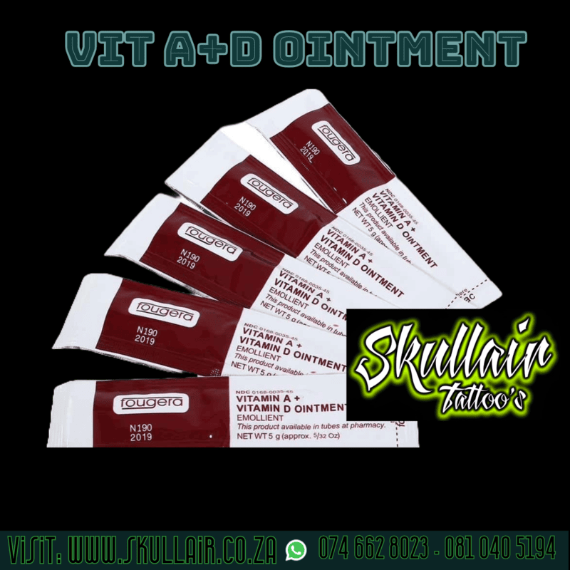 Fougera Vitamin A & Vitamin D  AD Ointment – Tattoo Aftercare
