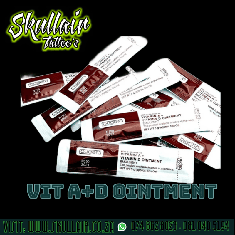 Fougera Vitamin A & Vitamin D  AD Ointment – Tattoo Aftercare