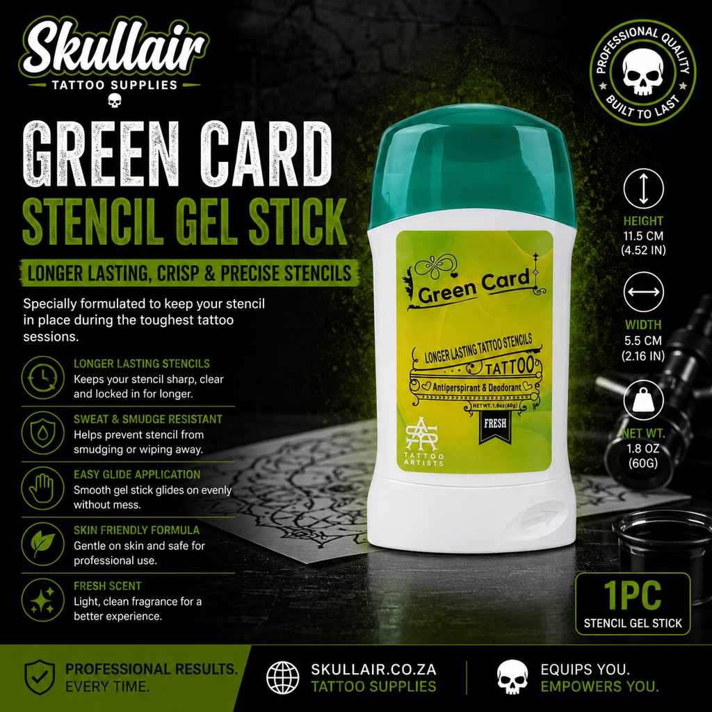 Green Card Tattoo Stencil Gel Stick