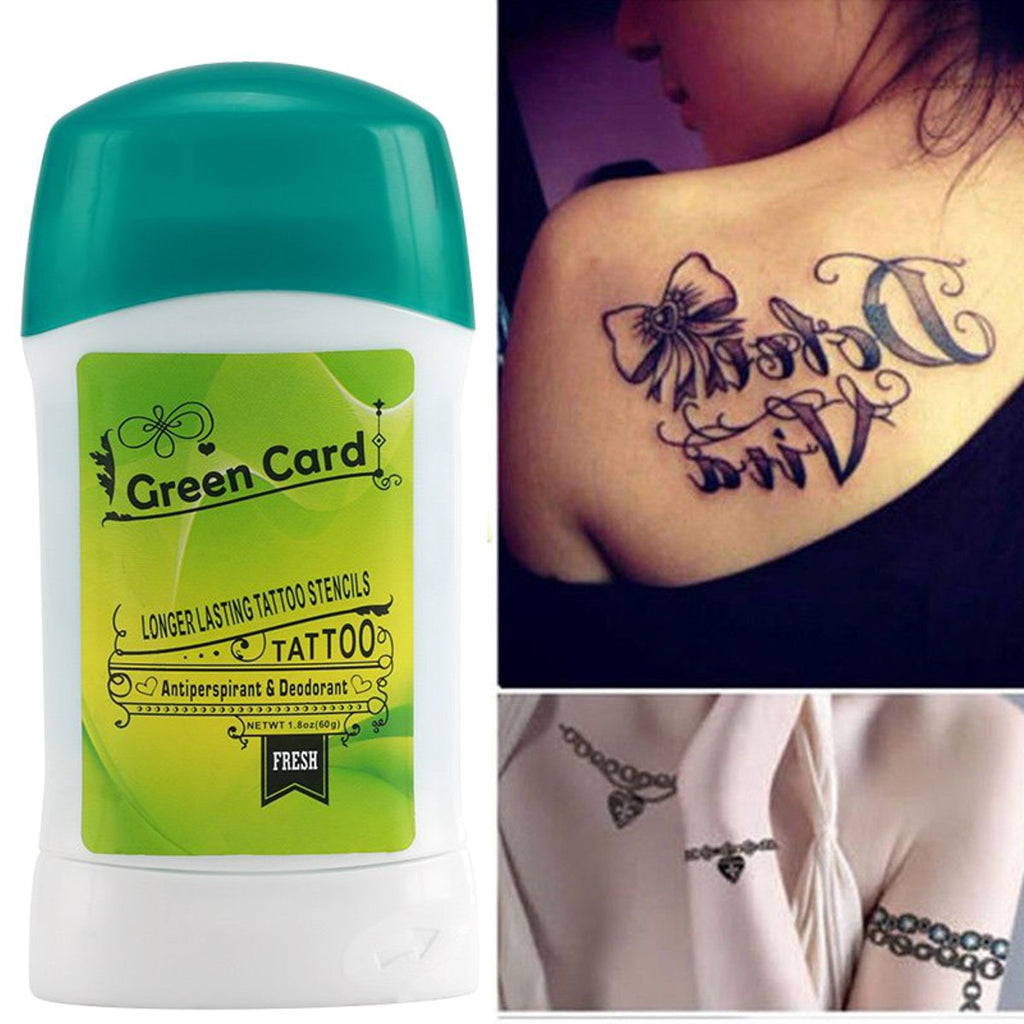 Green Card Tattoo Stencil Gel Stick