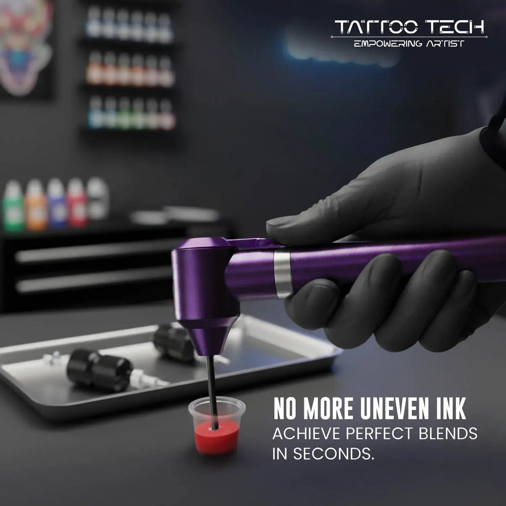 Handheld Battery-Powered Tattoo Ink Mixer Machine