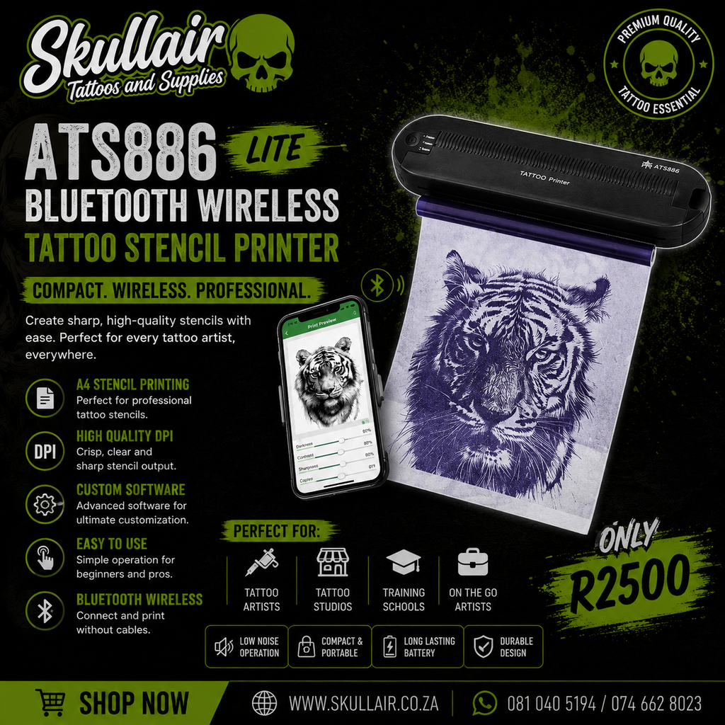 ATS886 Lite Bluetooth Wireless Tattoo Stencil Printer