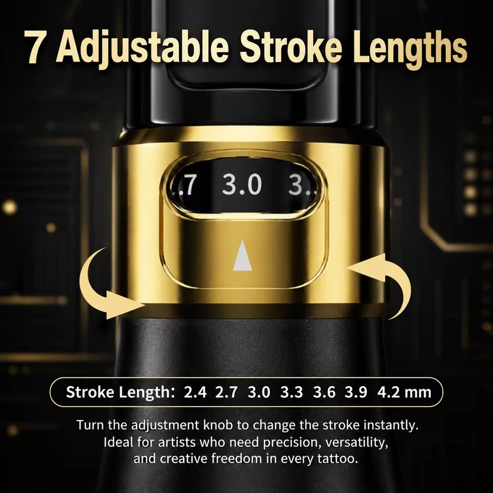 Ofeyle ELF Pro Adjustable Stroke Wireless Tattoo Pen Base Kit