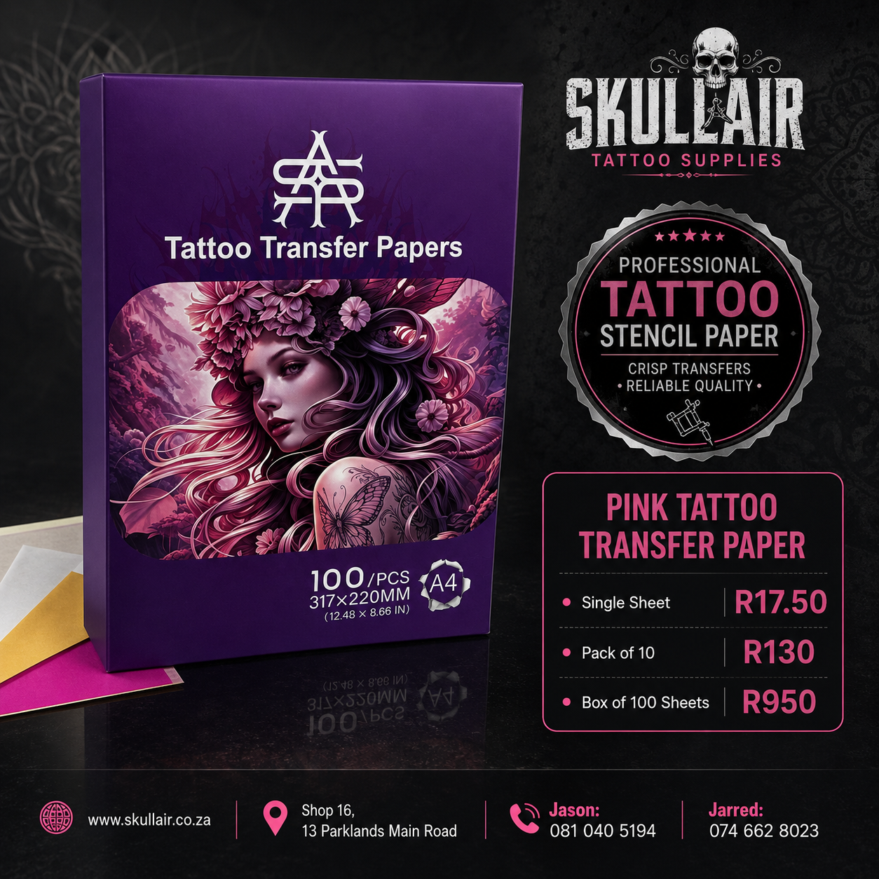 Tattoo Transfer Stencil Paper