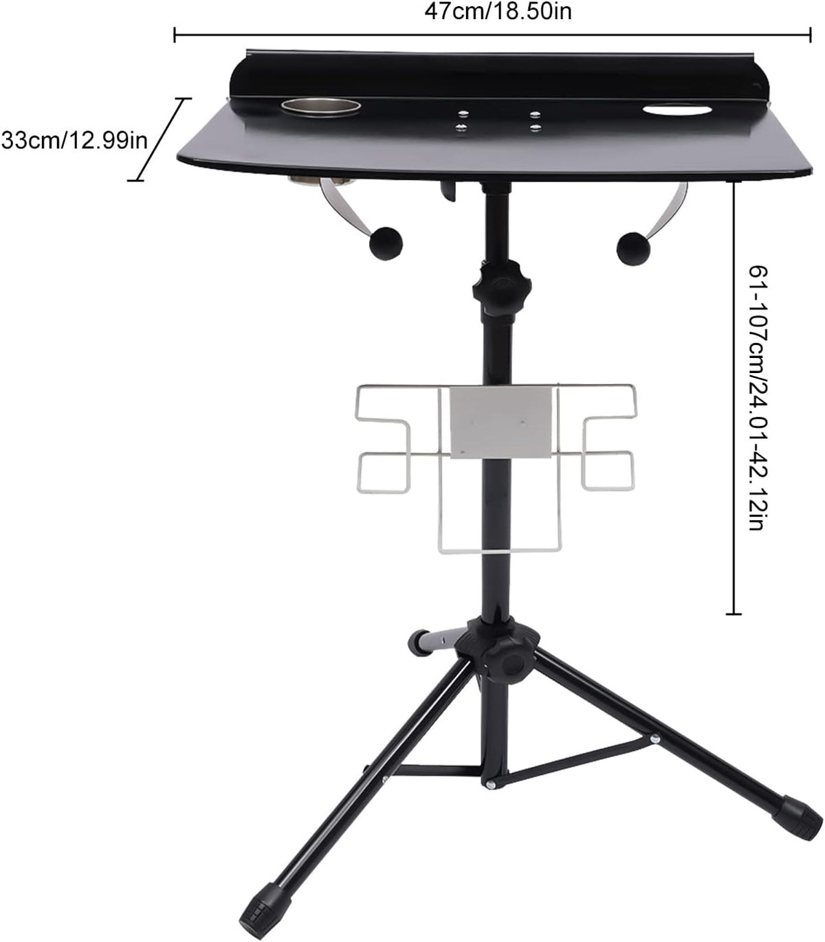 Portable Metal Tattoo Work Station – Tripod Stand