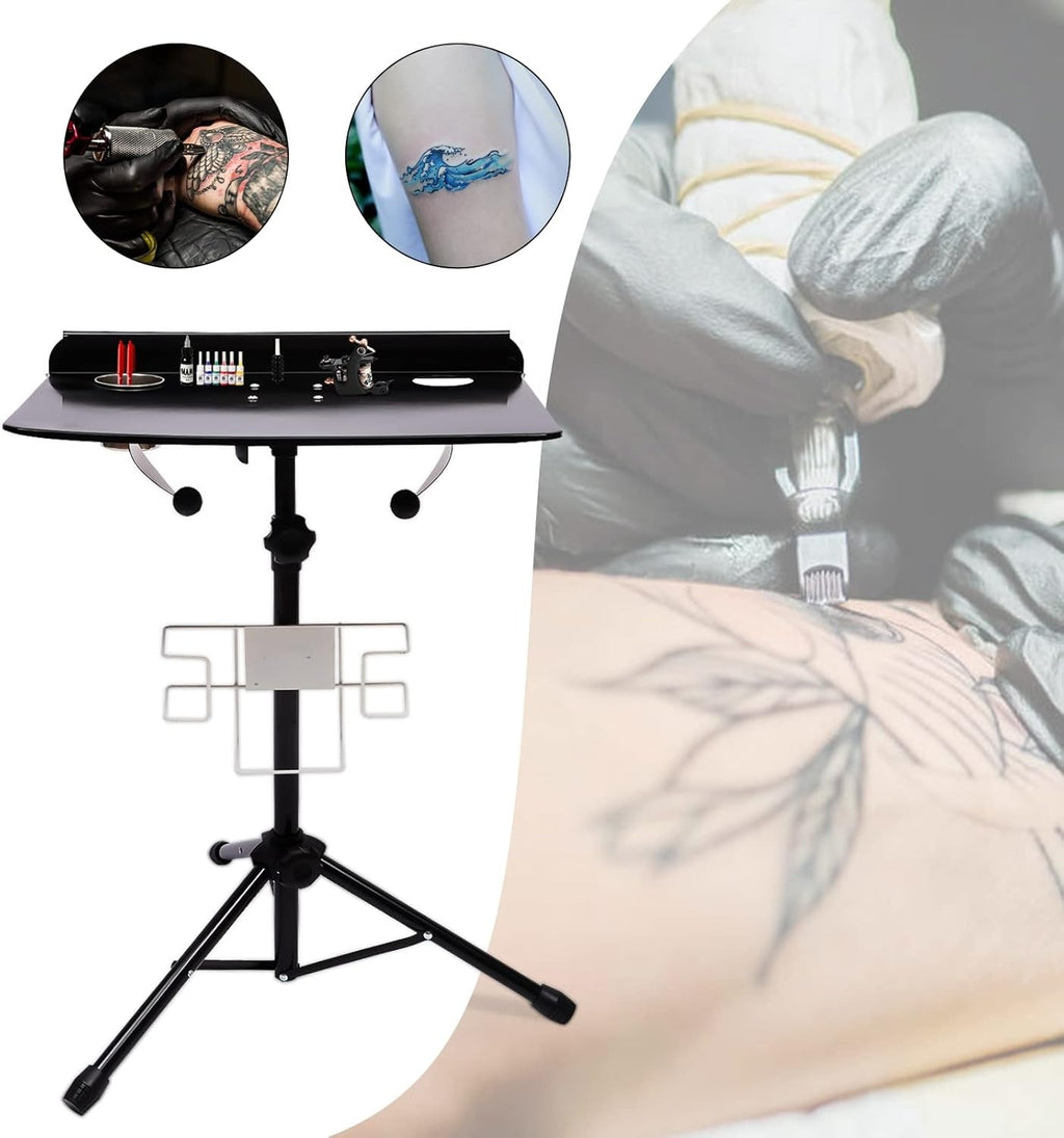 Portable Metal Tattoo Work Station – Tripod Stand