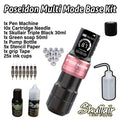 Poseidon Multi Mode Adjustable stroke Wireless Base Tattoo Kit