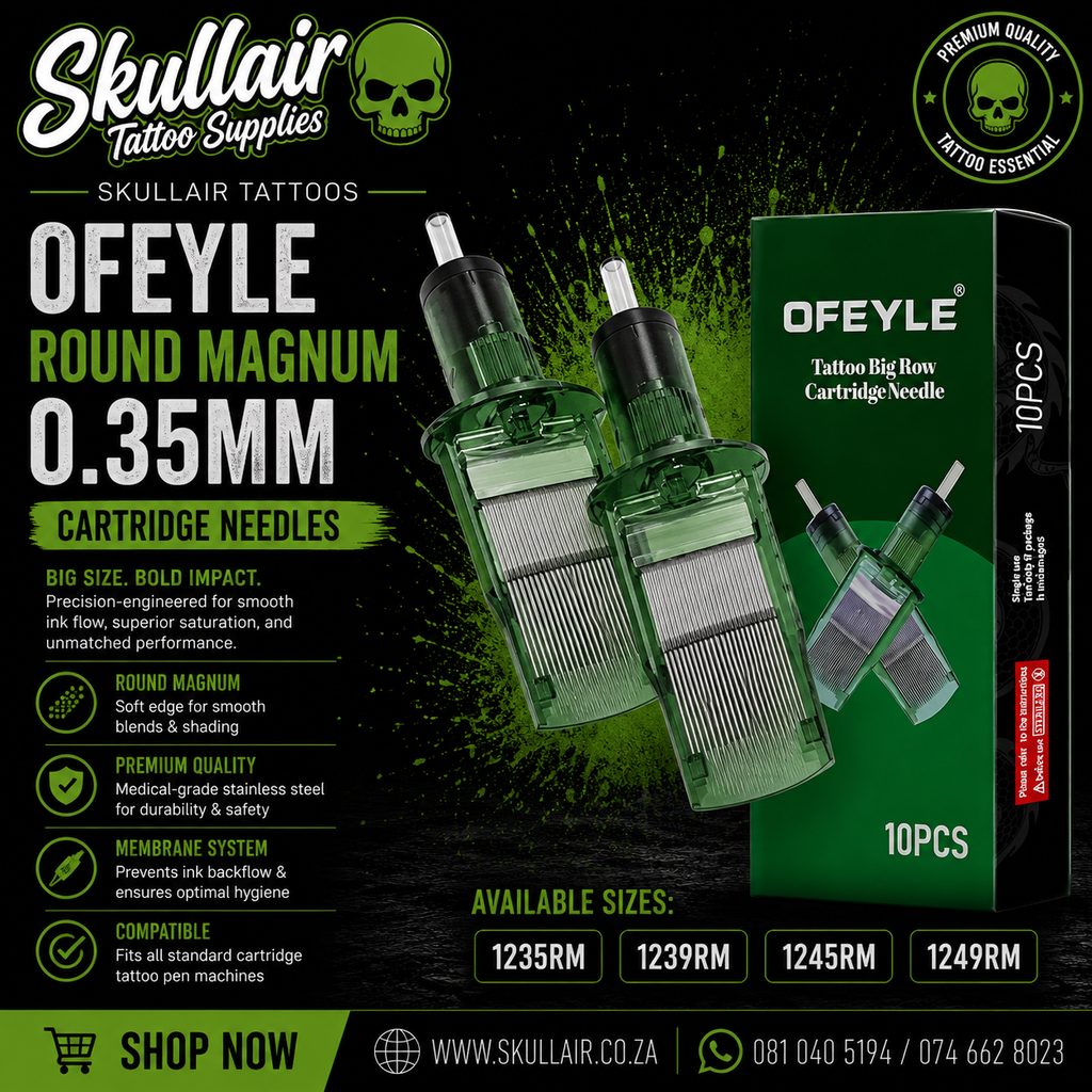 Ofeyle Round Magnum 0.35mm Cartridge Needles – Big Size