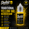Skullair Traditional Yellow Tattoo Ink – 30ml (1oz)