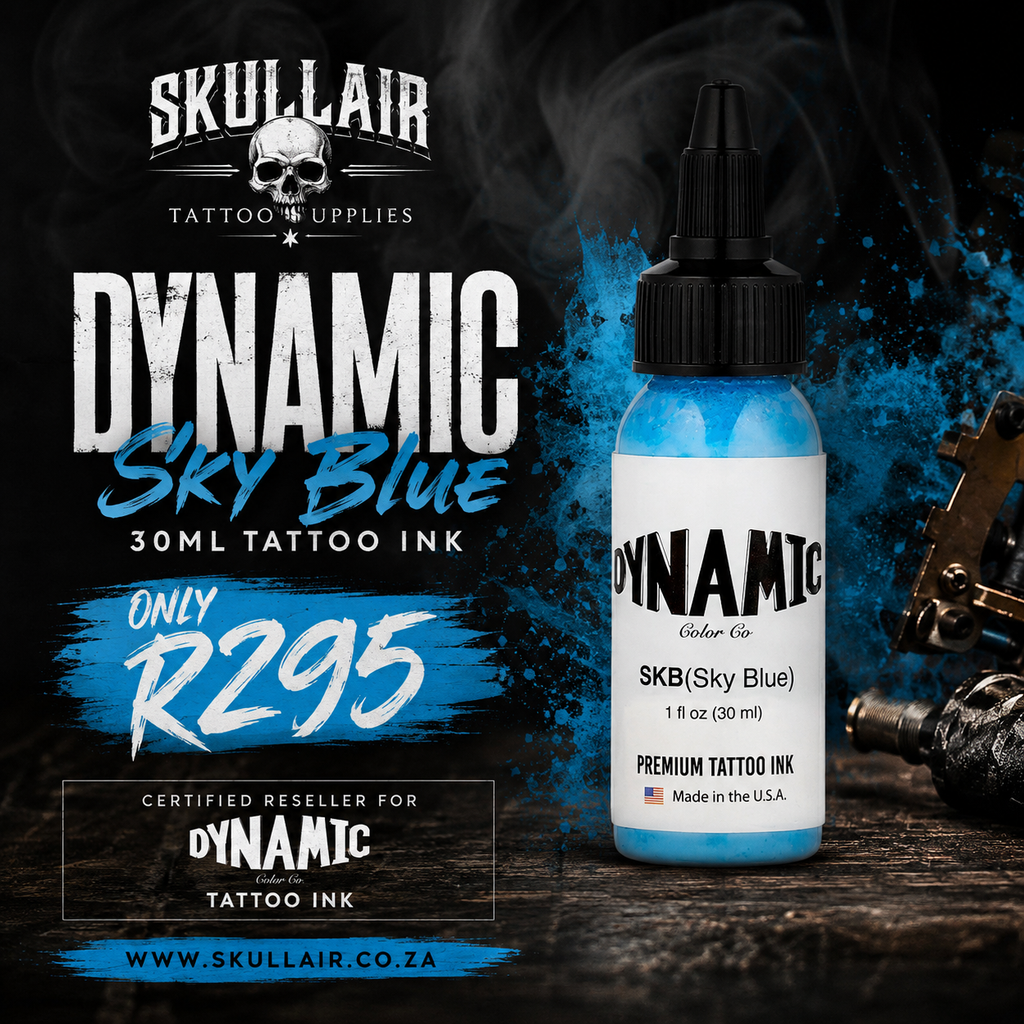 Dynamic Sky Blue Tattoo Ink – 30ml (1oz)
