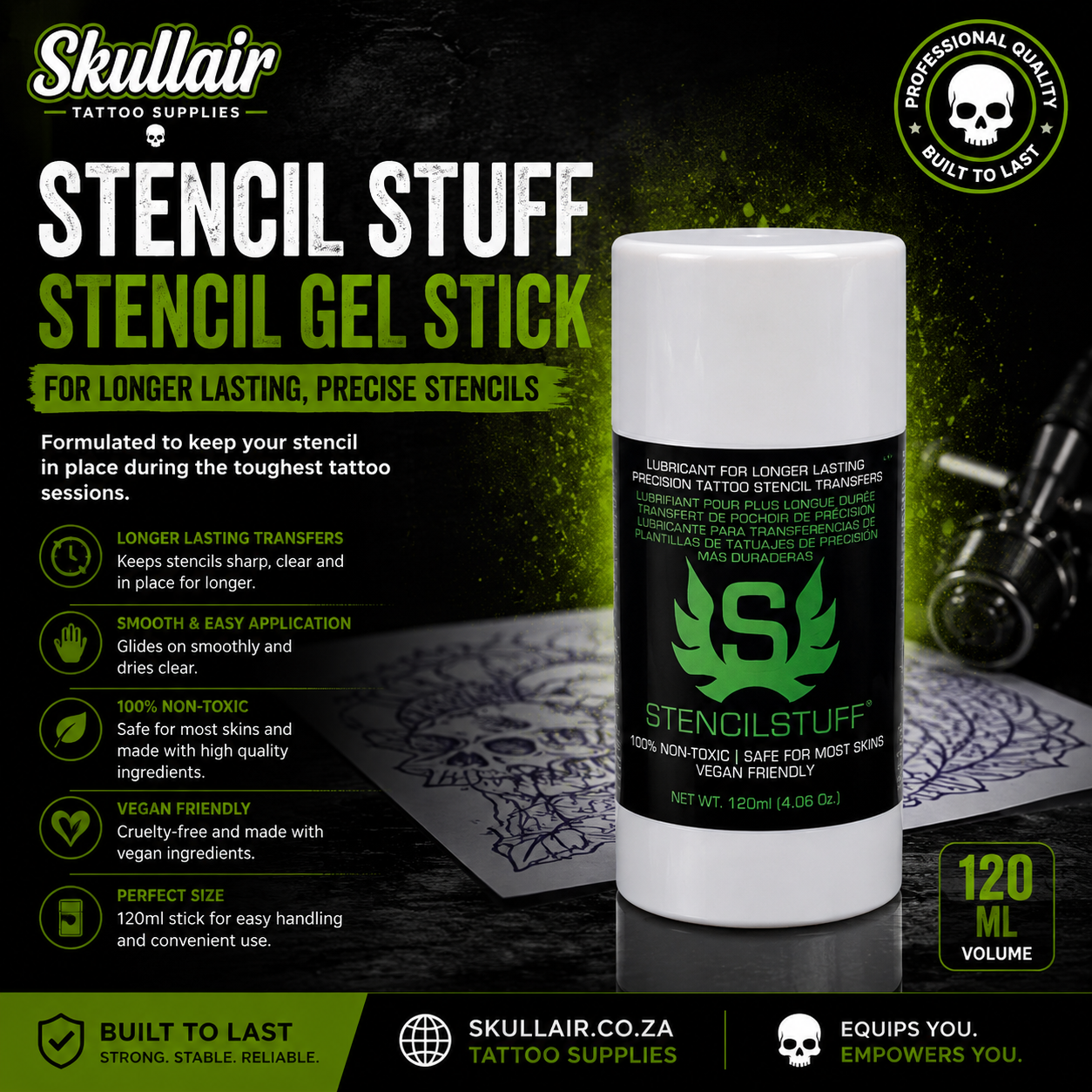 Stencil Stuff Gel Stick – 120ml Stencil Application Gel