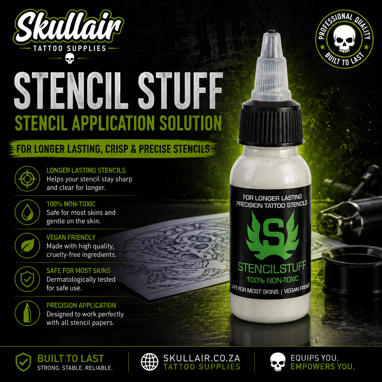 Stencil Stuff Cream 30ml – Professional Stencil Application Solution