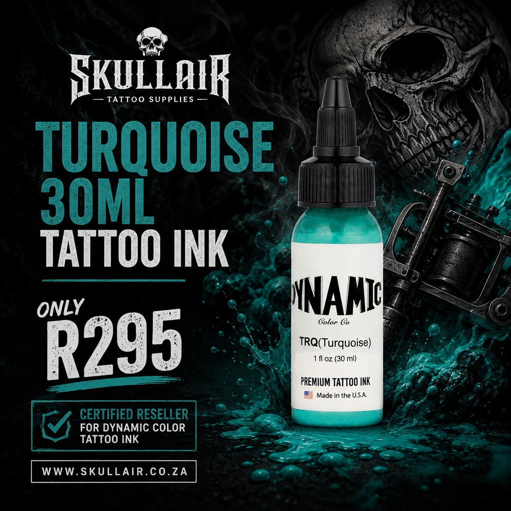 Dynamic Turquoise Tattoo Ink – 30ml (1oz)