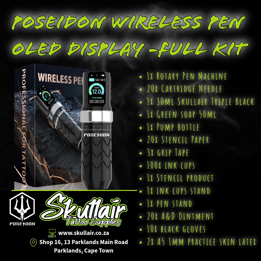POSEIDON Wireless Pen OLED Display -Full Kit