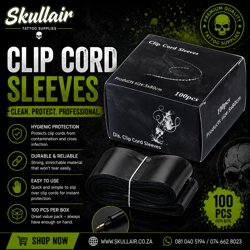 Clip Cord Sleeves – Black, 100pc