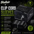 Clip Cord Sleeves – Black, 100pc