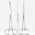 Curved forcep with finger-loop handles and locking ratchet – view 3