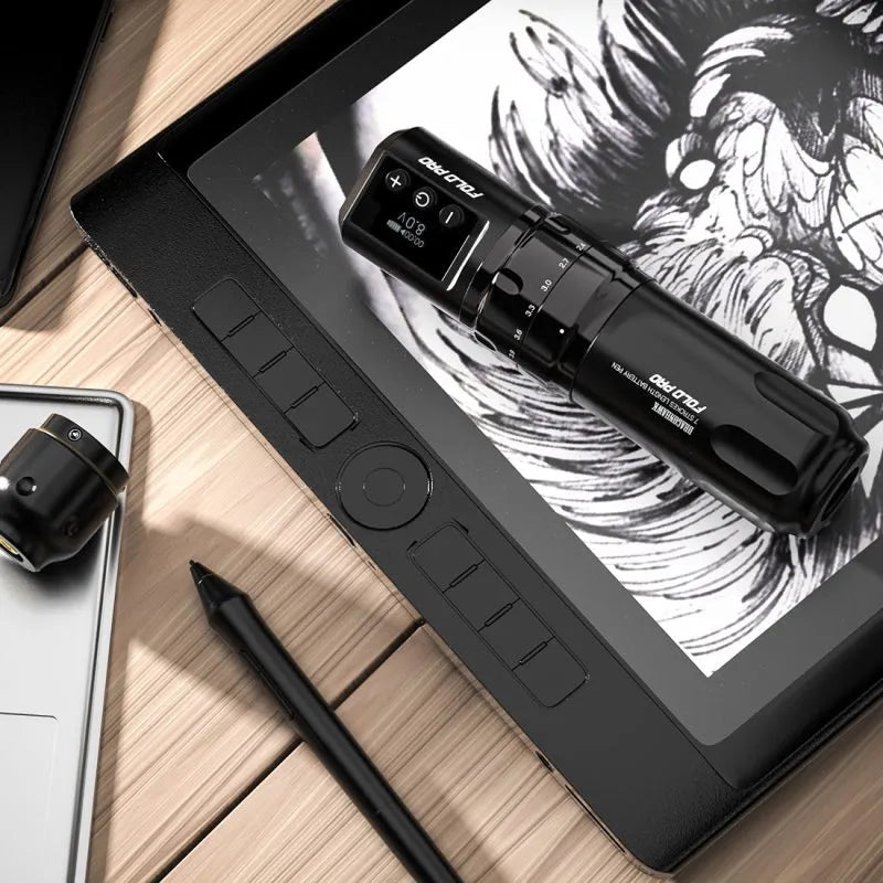 Dragonhawk Fold Pro Wireless Pen Tattoo Machine