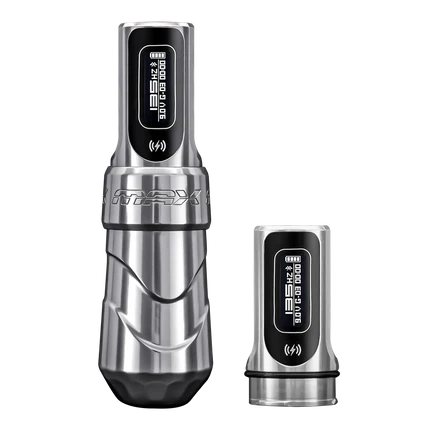 FK Irons Flux Max Tattoo Machine with 2 PowerBolt II Batteries