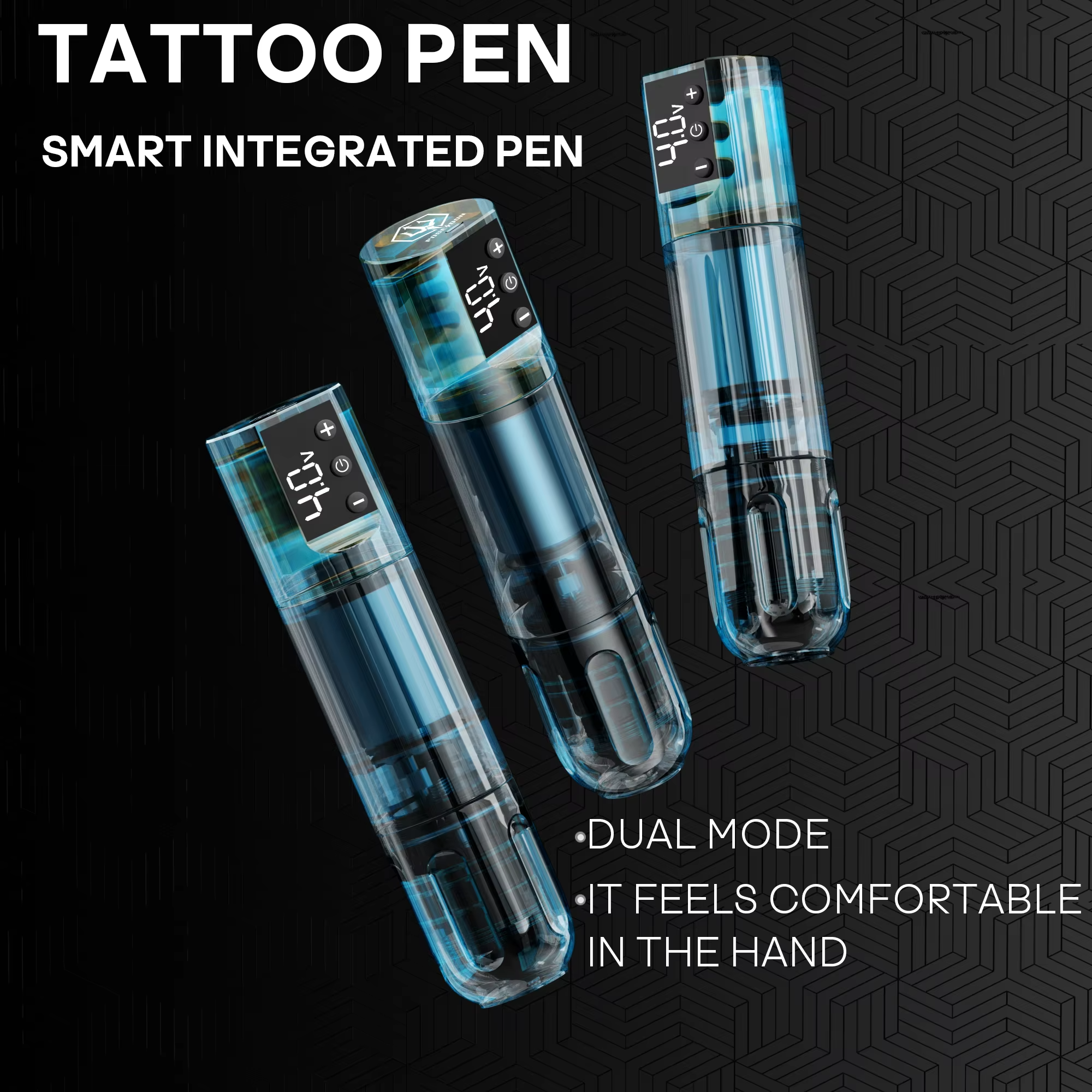 POSEIDON Troy Short Pen – Wireless Rotary Tattoo Machine