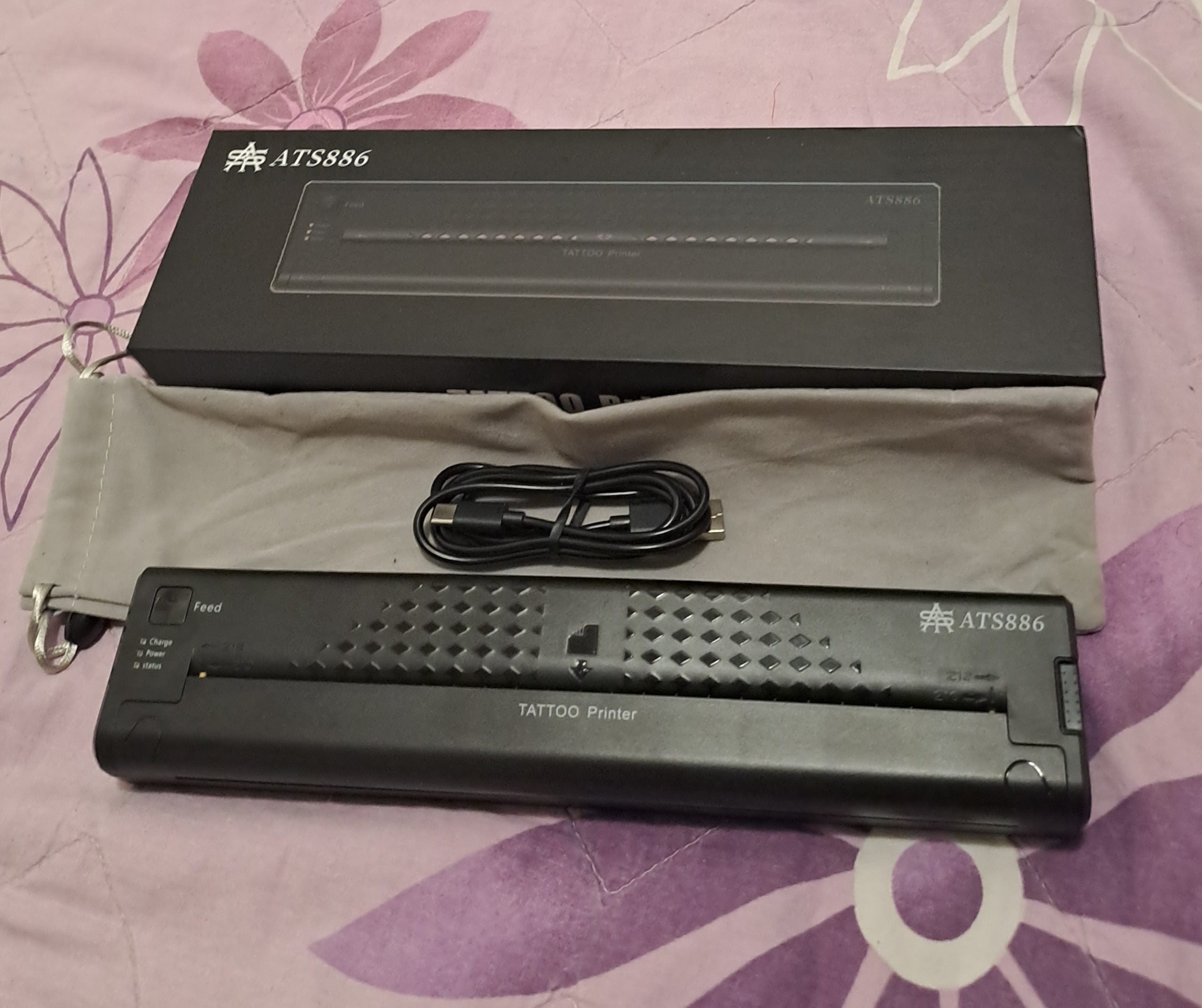 ATS886 Bluetooth Wireless Thermal Tattoo Stencil Printer