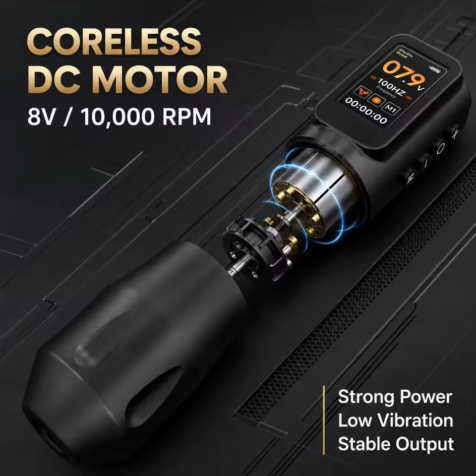 The Ofeyle ELF Pro Adjustable Stroke Wireless Tattoo Pen