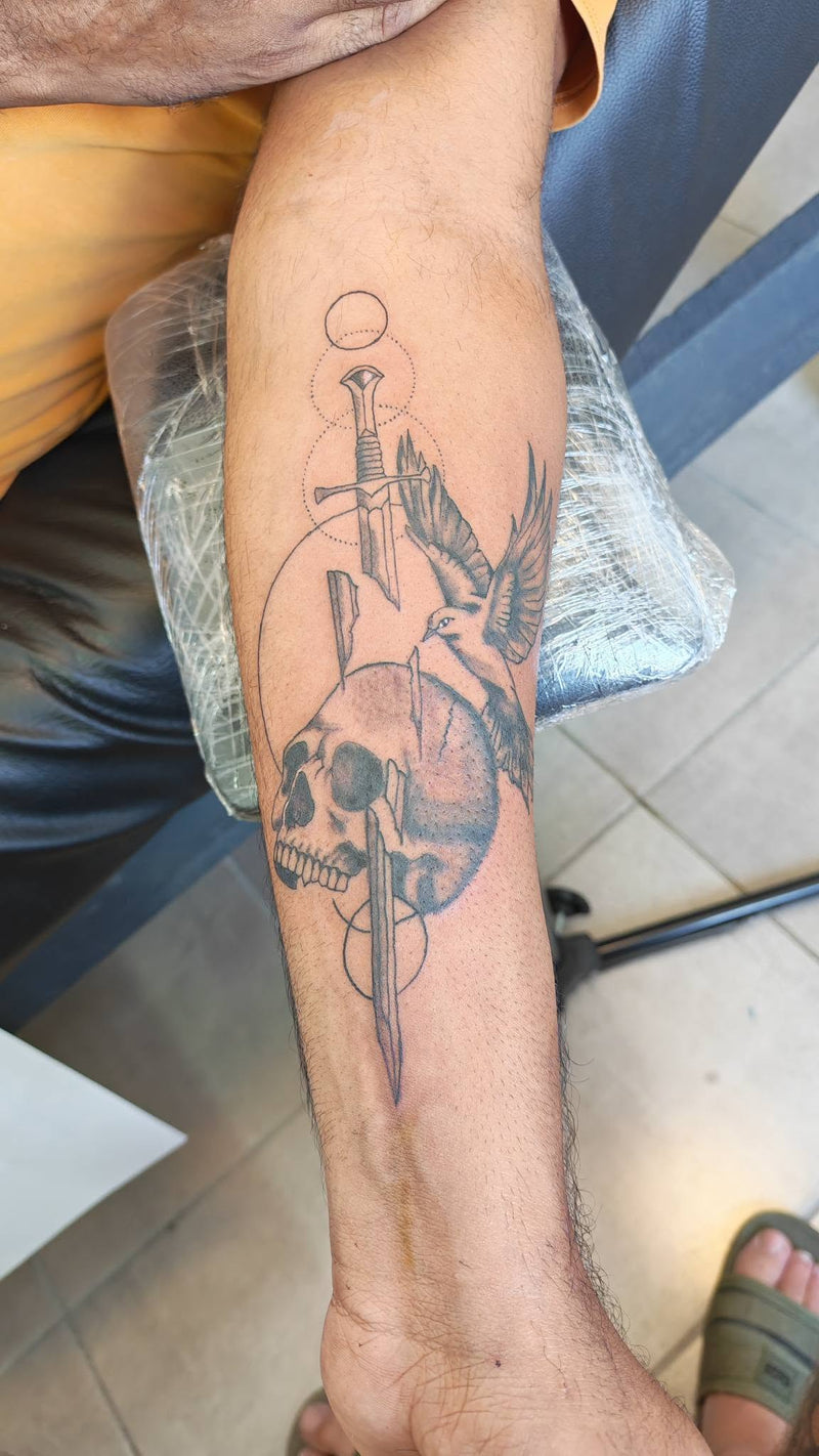 skullair tattoos jason de ridder