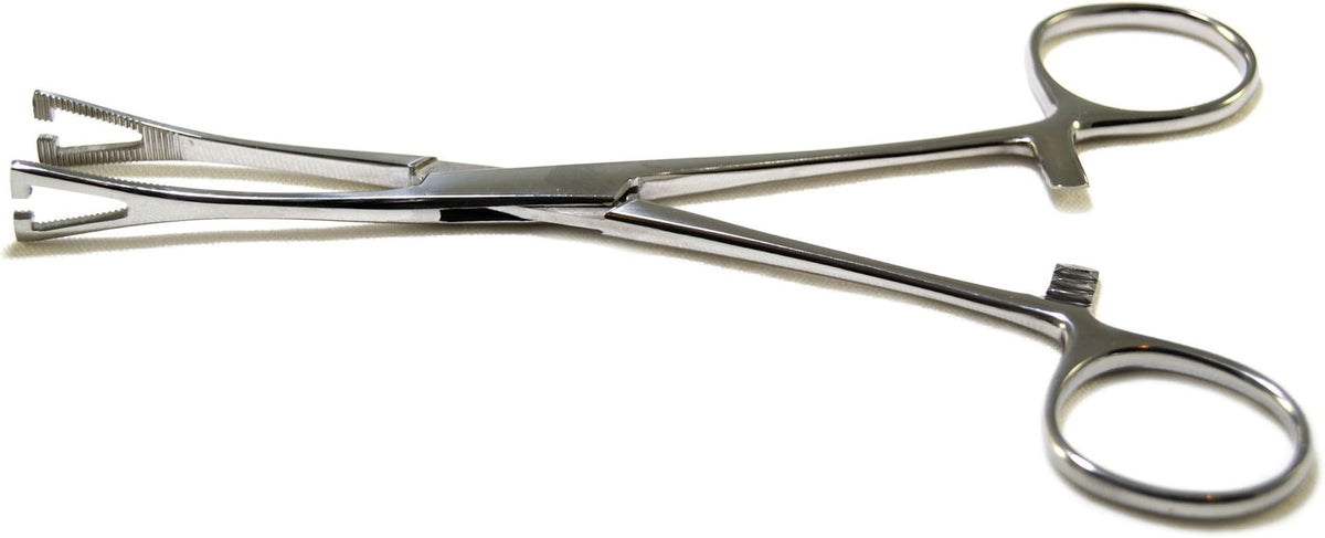 Pennington slotted forceps with triangular jaws and locking handles – view 1