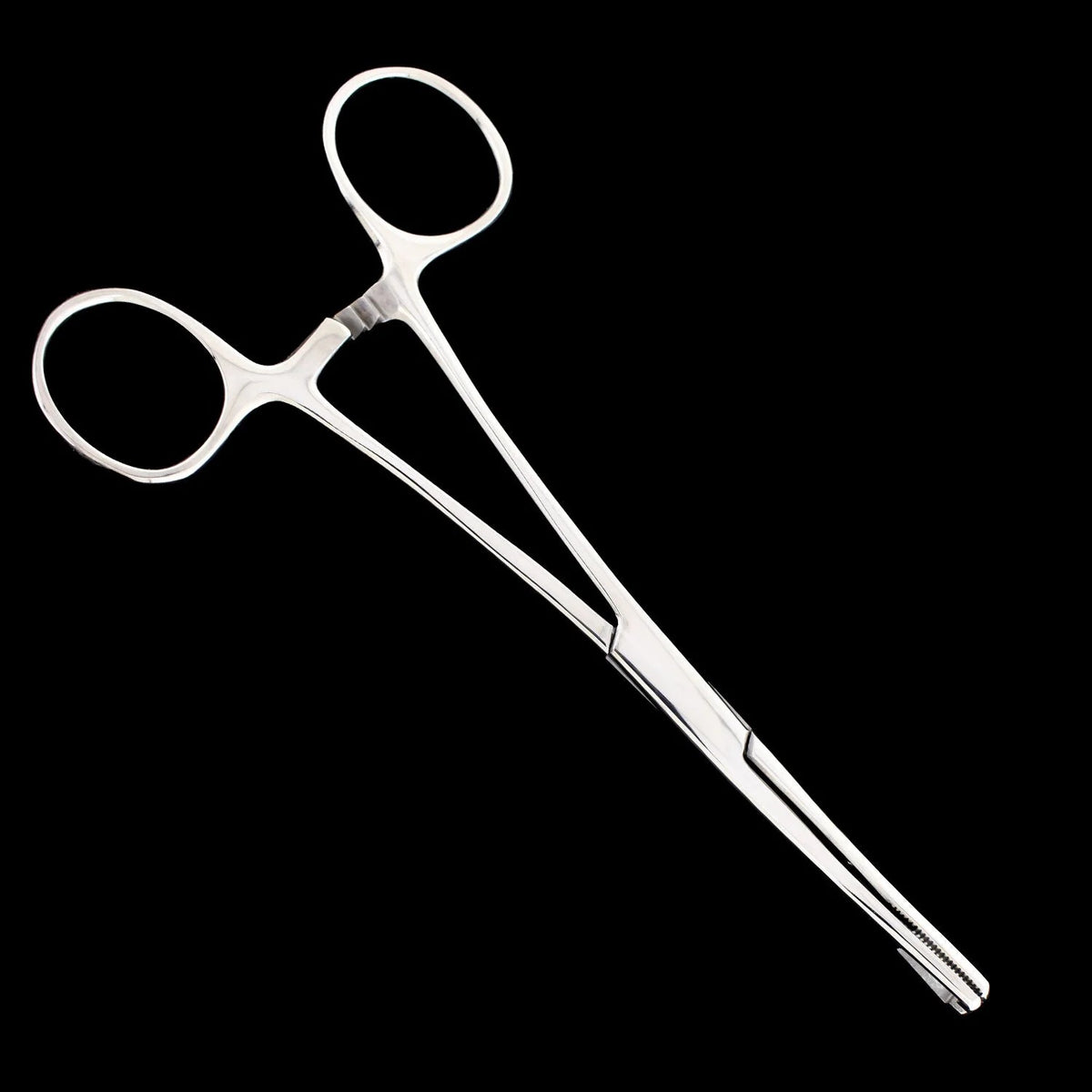 Pennington slotted forceps with triangular jaws and locking handles – view 2