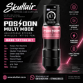 Poseidon Multi-Mode wireless tattoo pen base kit promotional graphic