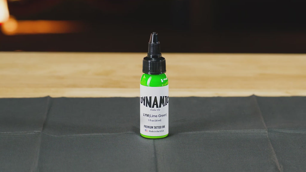 Dynamic Lime Green Tattoo Ink – 30ml (1oz)